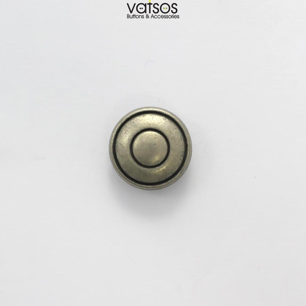 Mεταλλικό κουμπί με κύκλους